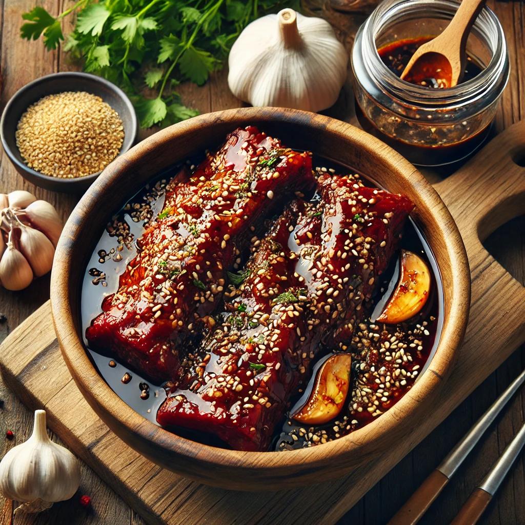 la갈비 재우기
