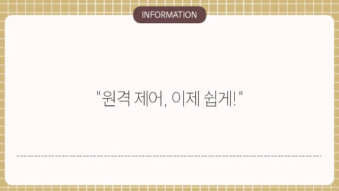 애니데스크 원격 사용법