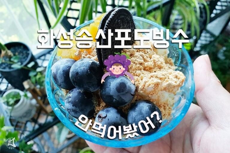 송산 포도빙수