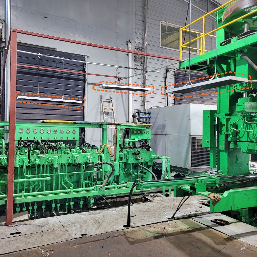 공장 구조물 적용 거치