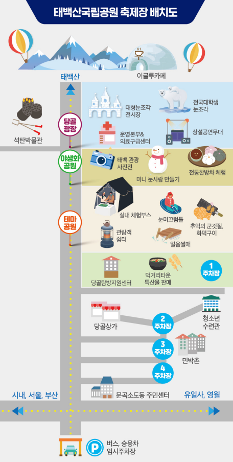 태백산국립공원-축제장-배치도