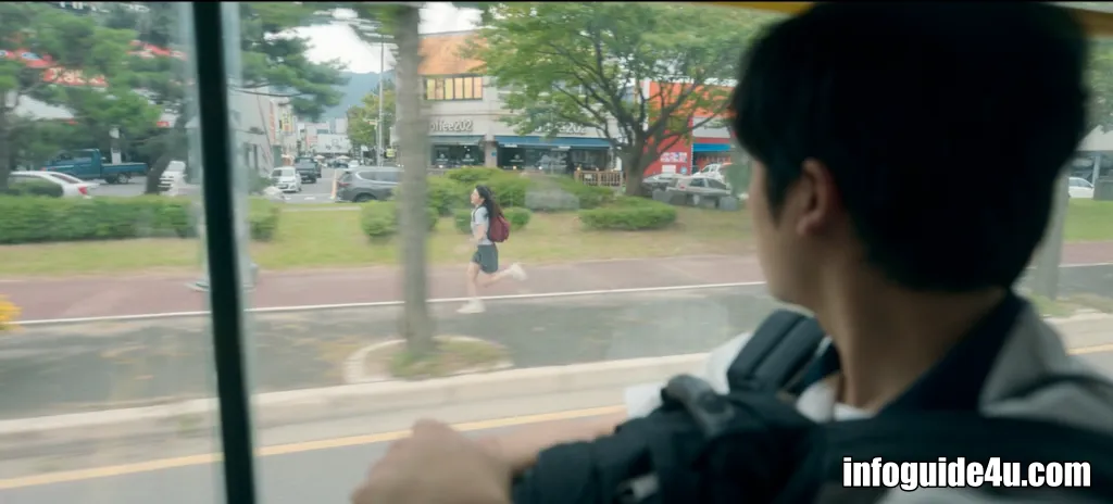 버스에서 뛰어가는 희수를 발견한 봉석