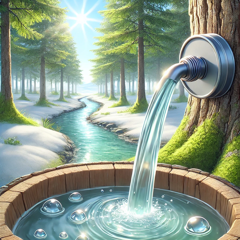 고로쇠물과 관련 된 사진