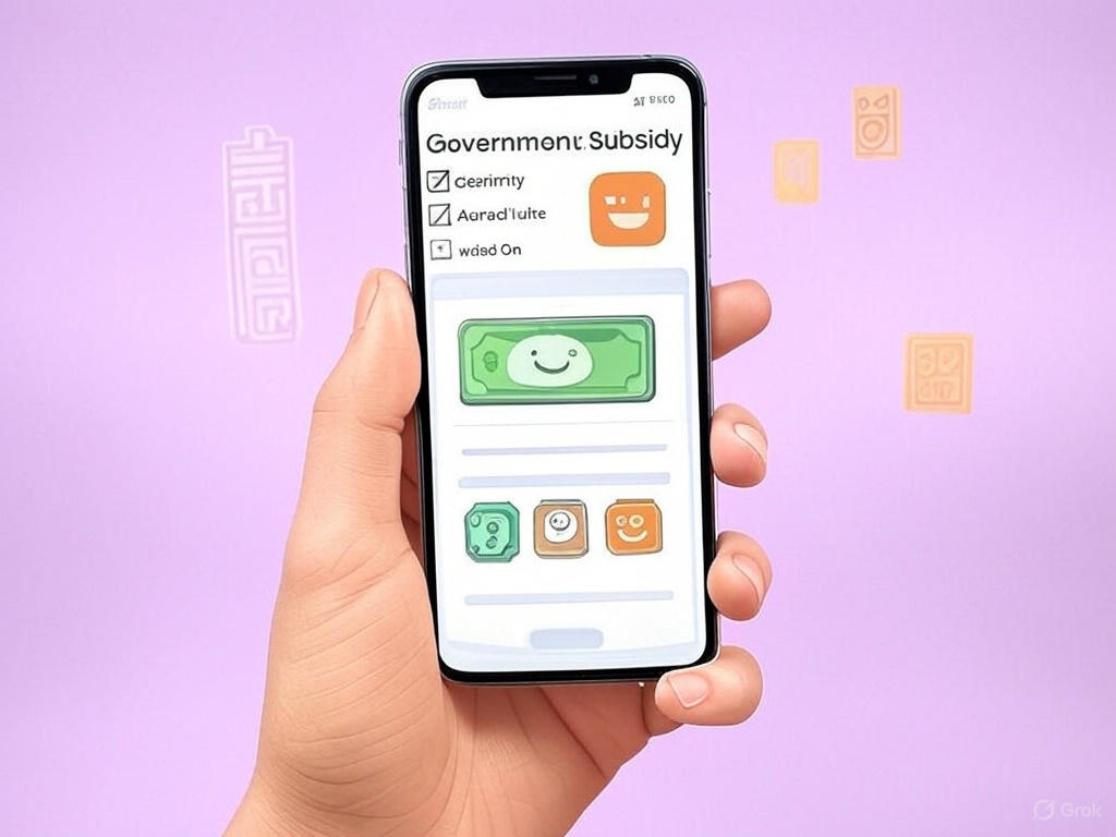 정부 지원금 확인