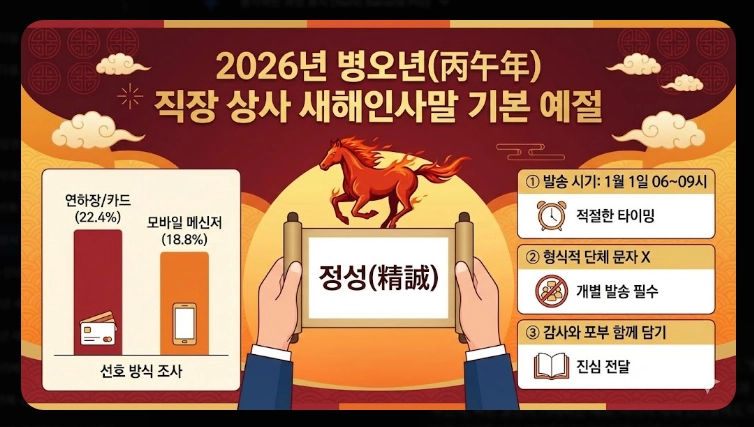직장 상사 새해인사말 2026 실수 안 하는 완벽 가이드