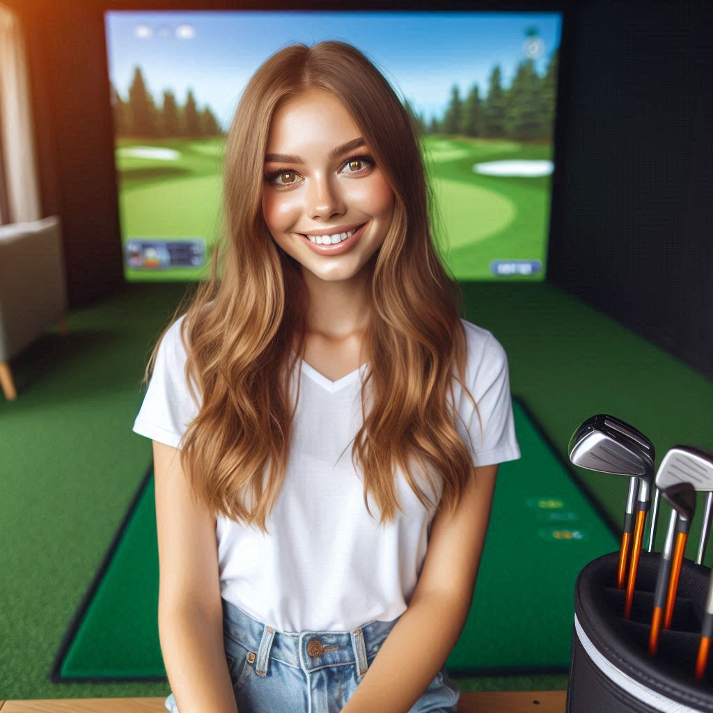 스크린골프장 배경