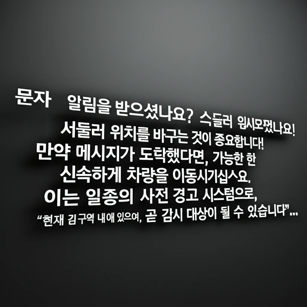 여수시 주정차 단속 알림 서비스 신청..