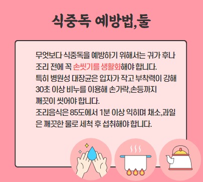 식중독예방