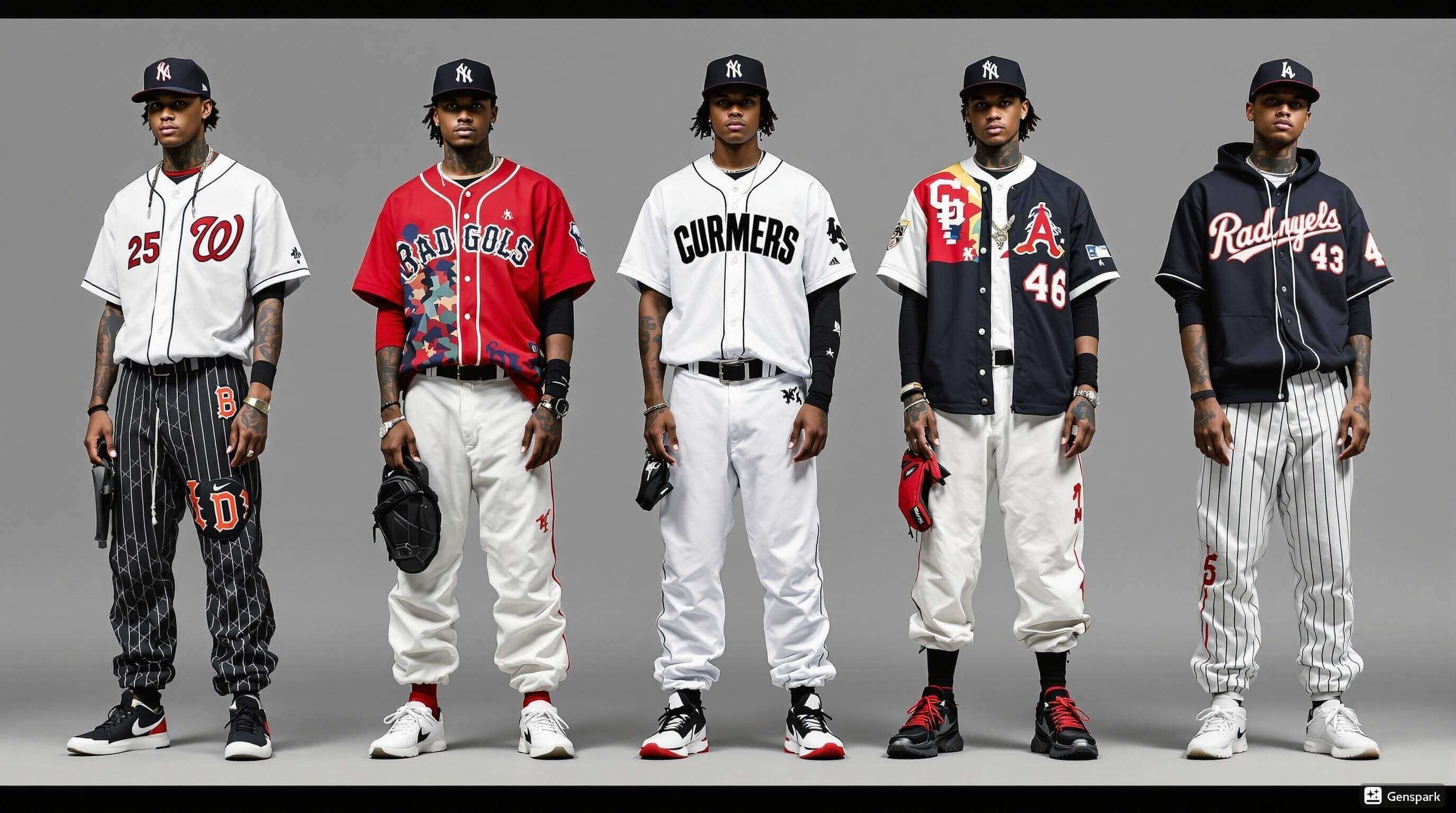 야구 유니폼과 스트릿 패션