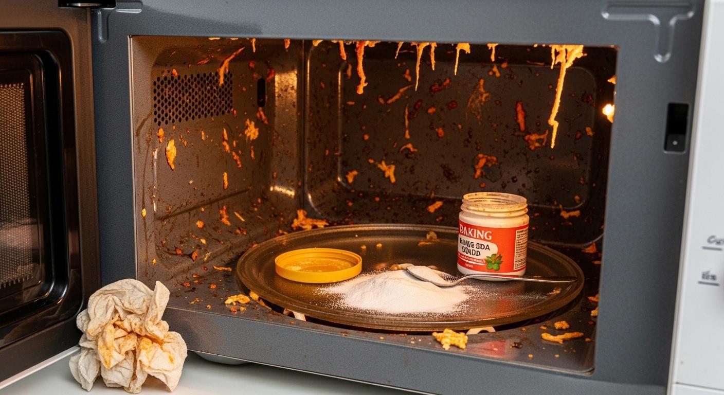 세척 귀찮음 소형 전자레인지 문제 해결