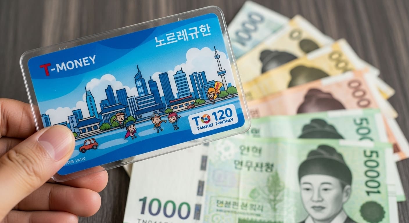 편의점 카운터에서 티머니 환불을 진행하는 장면