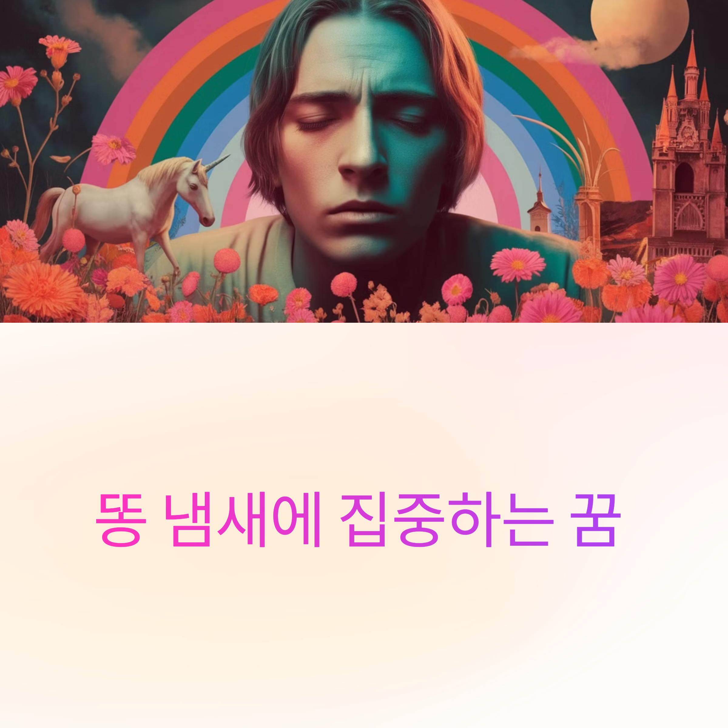 똥 냄새에 집중하는 꿈