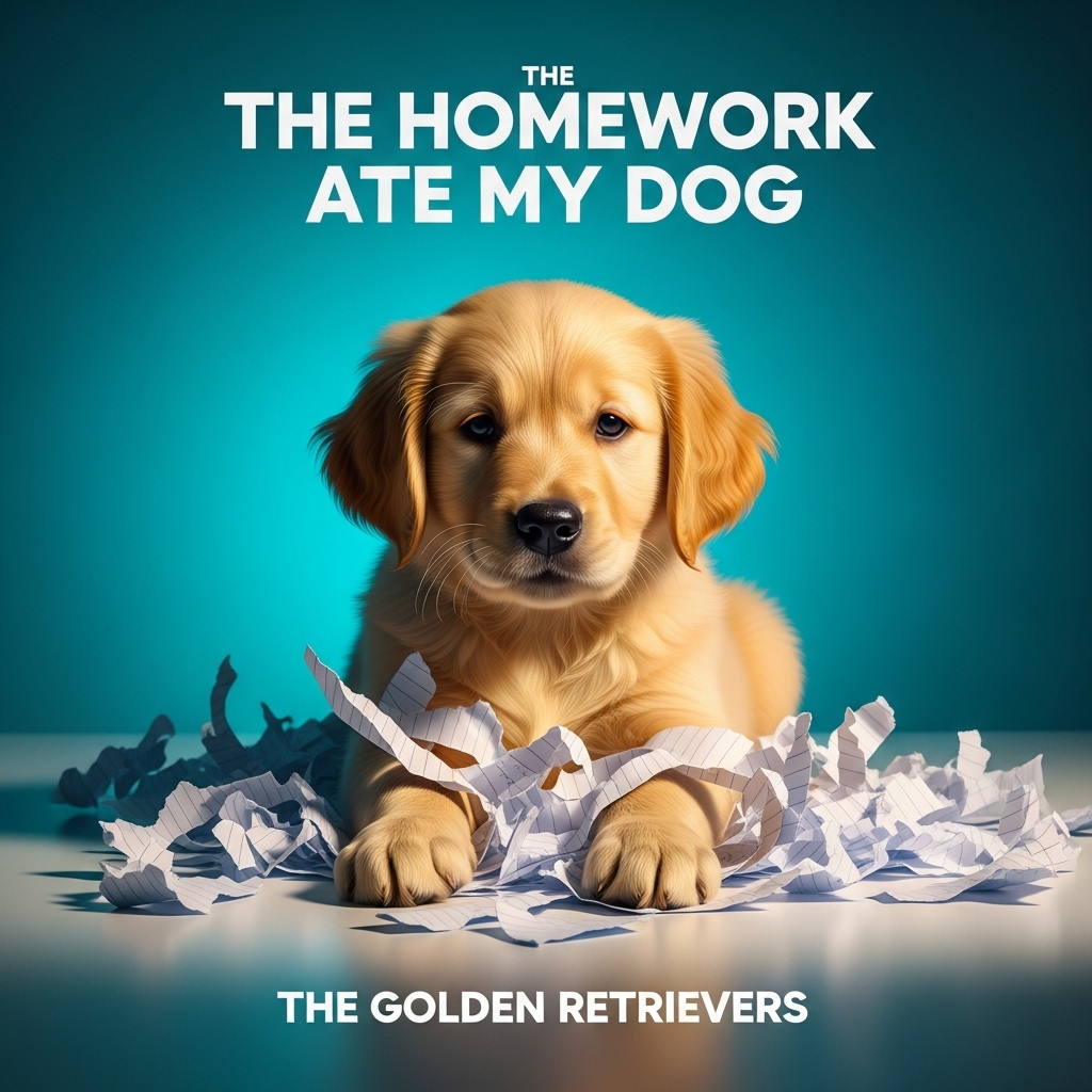 숙제를 먹은 강아지