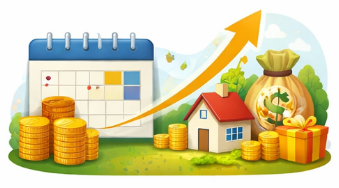 월배당과 연배당 이미지