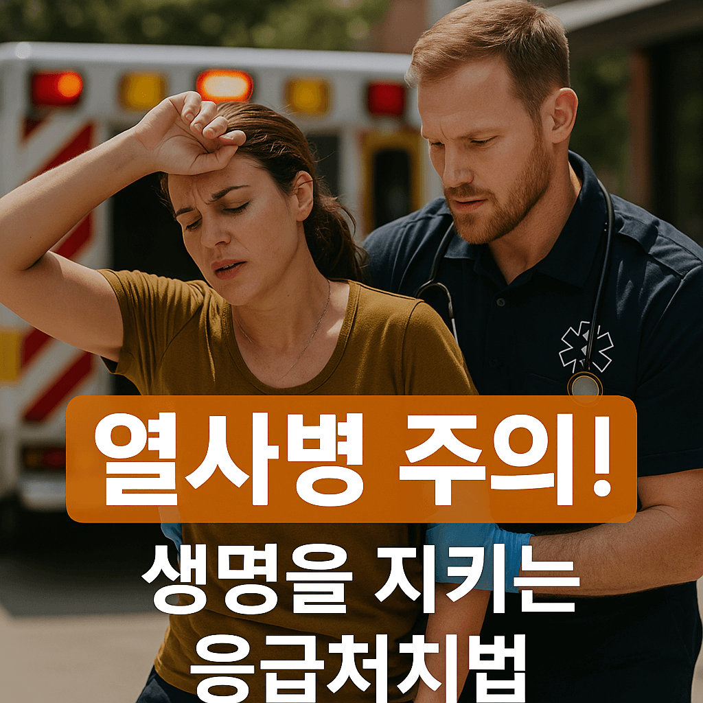 열사병 주의 증상과 응급처치법