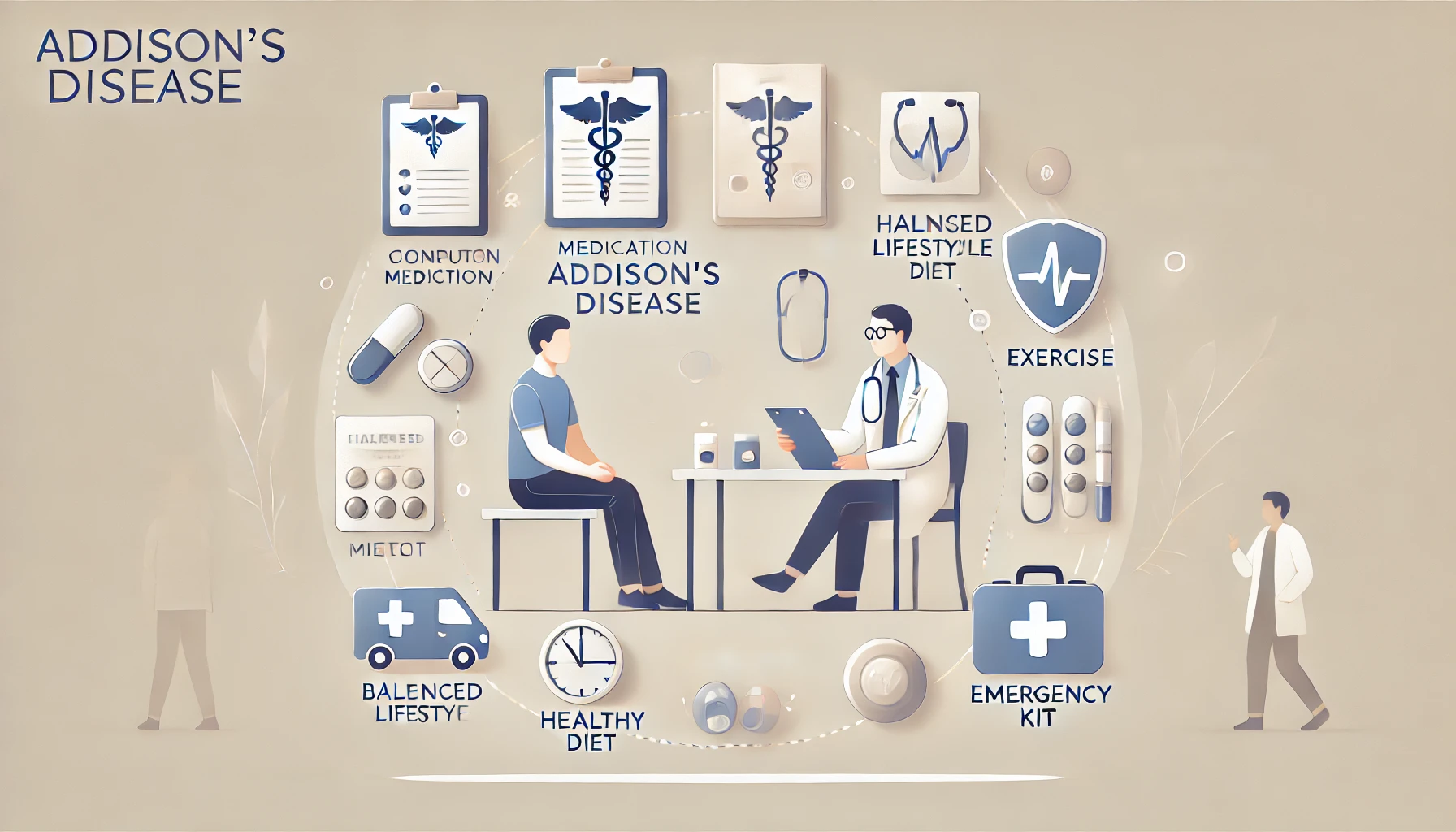 애디슨 증후군 (Addison's Disease) 증상, 진단 그리고 치료 - 요약