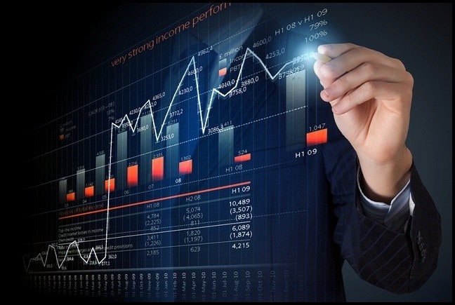 주식 차트 예시