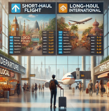 여행거리에 따라 달라지는 여행지