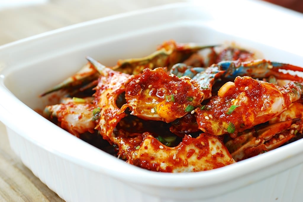 양념게장-황금레시피-완성사진-흰네모난그릇에담음