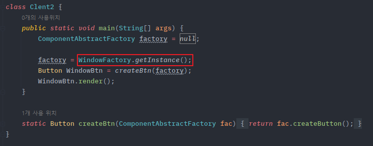 Abstract-Factory-pattern-singleton