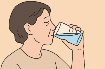 당뇨에 좋은 충분한 수분 섭취