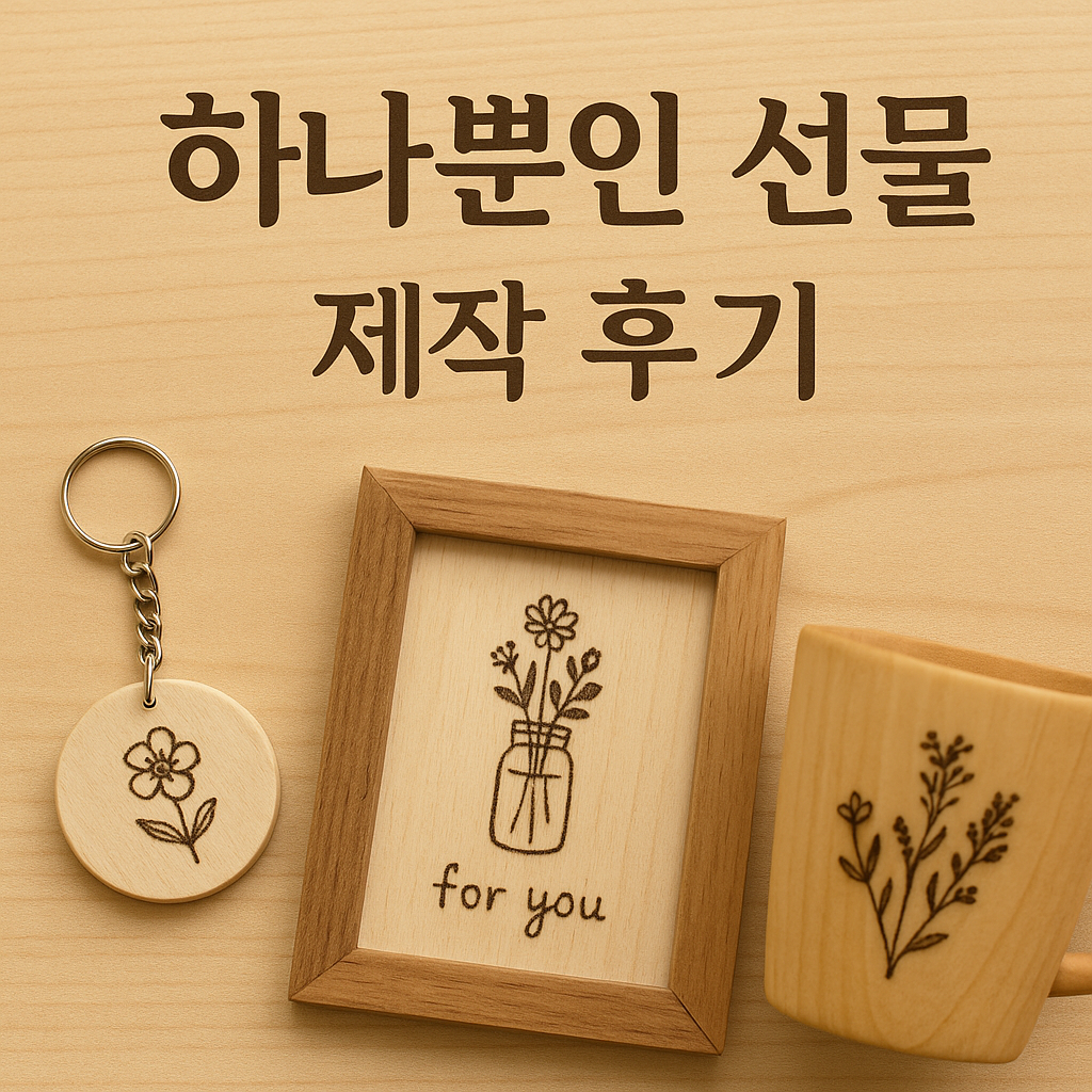 하나뿐인 선물 제작 후기