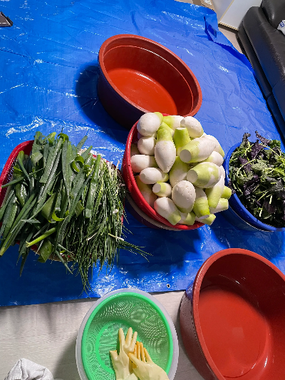 김장김치 준비사항