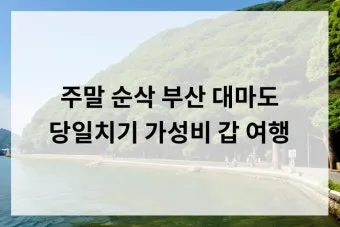 대마도 주말 여행 맛집 투어 명소 일정 추천_23