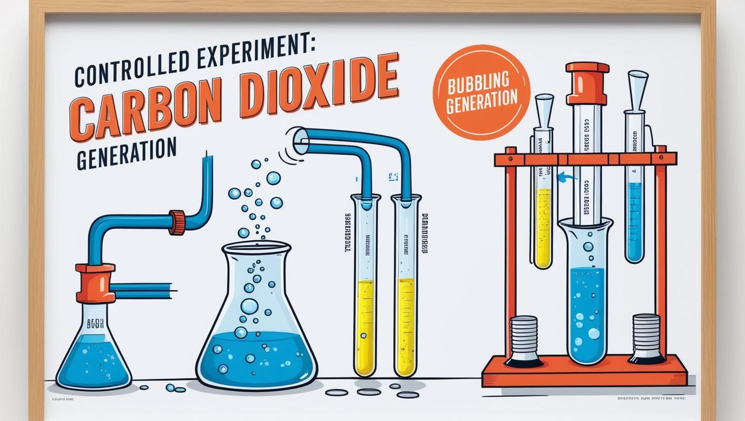 이산화탄소 발생 실험 이미지