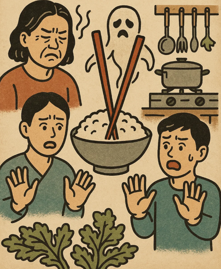 음식&middot;식사&middot;부엌 관련 미신