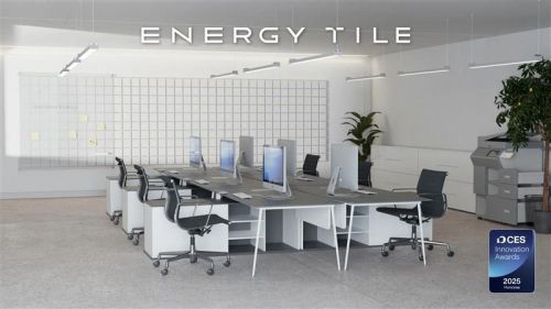 CES2025에서 혁신상을 수상한 스탠다드에너지의 '에너지타일'.
