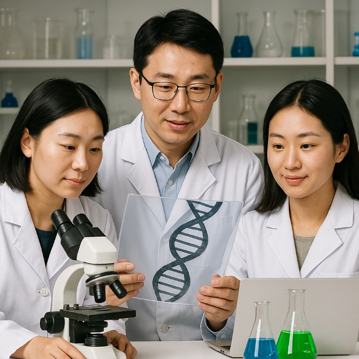 유전자 연구 관련 자료 사진