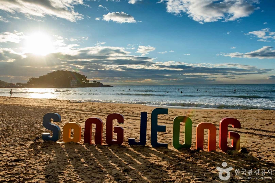 부산 차박하기 좋은 곳 - 부산 송정해수욕장