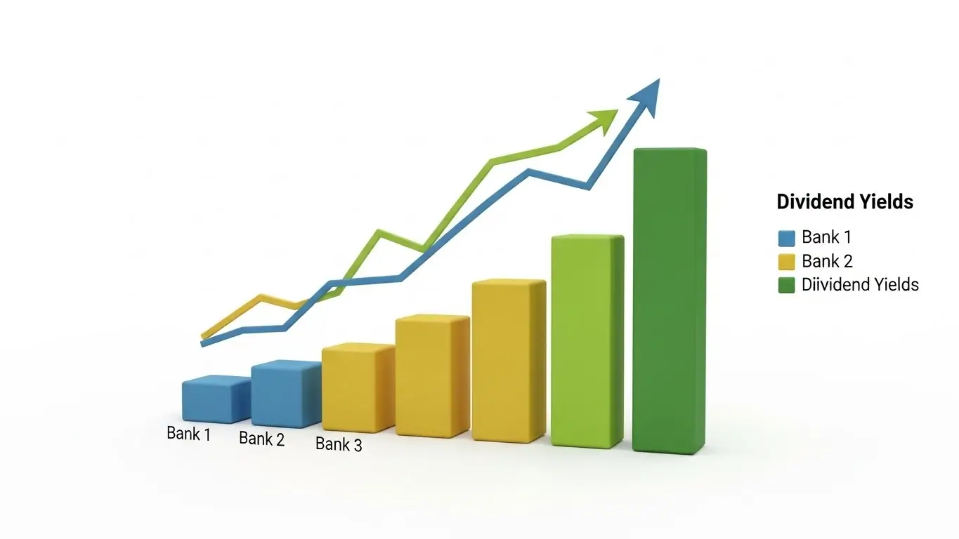 주요-4대-금융지주-주가-비교-및-배당-수익률-그래프