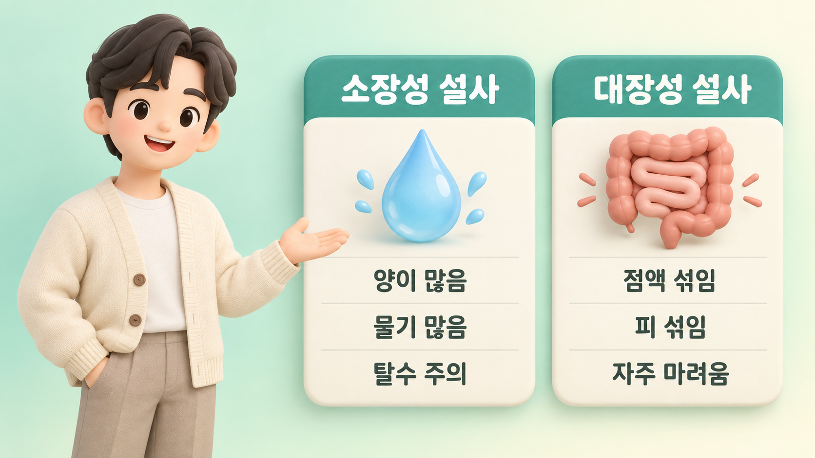 소장성 대장성 비교 카드
