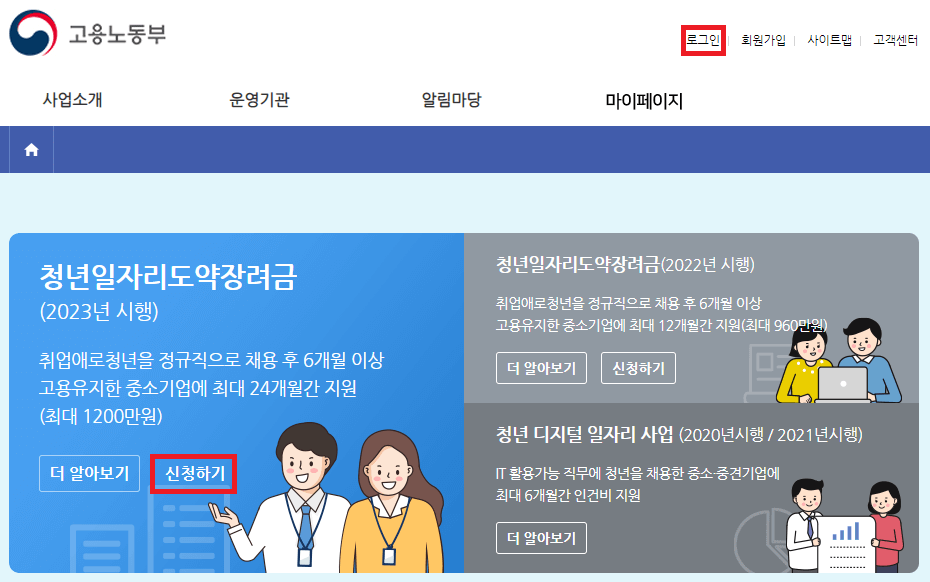 2023년 청년 일자리 도약 장려금