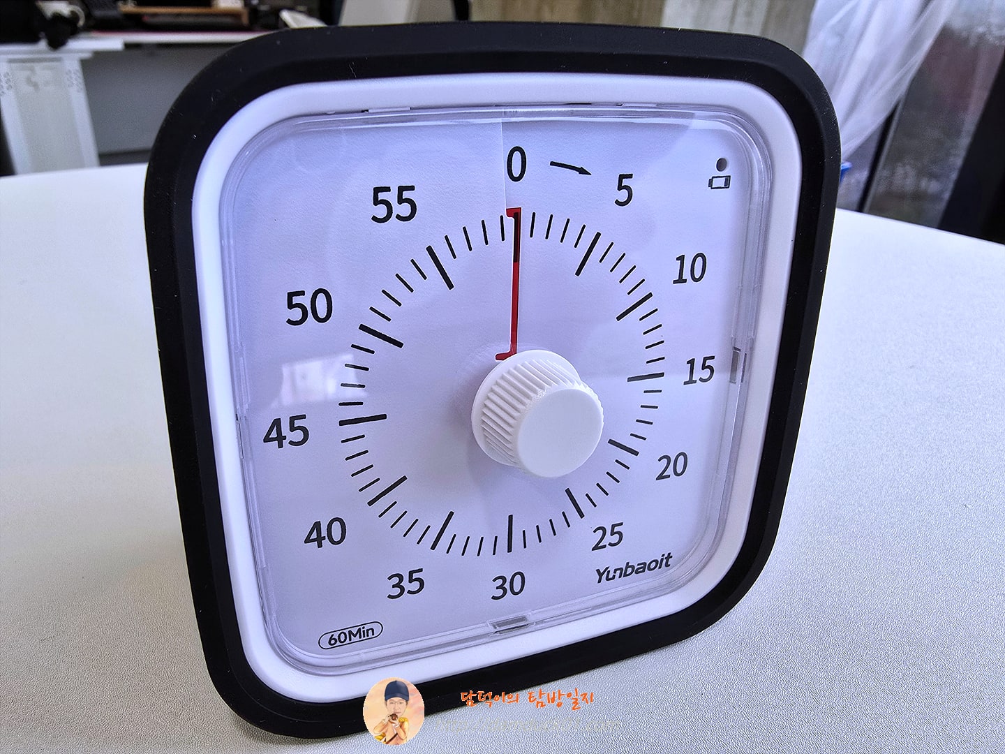 Yunbaoit VT01 업그레이드된 60분 비주얼 타이머(보호 케이스 포함) 어린이를 위한 자동 카운트다운 타이머