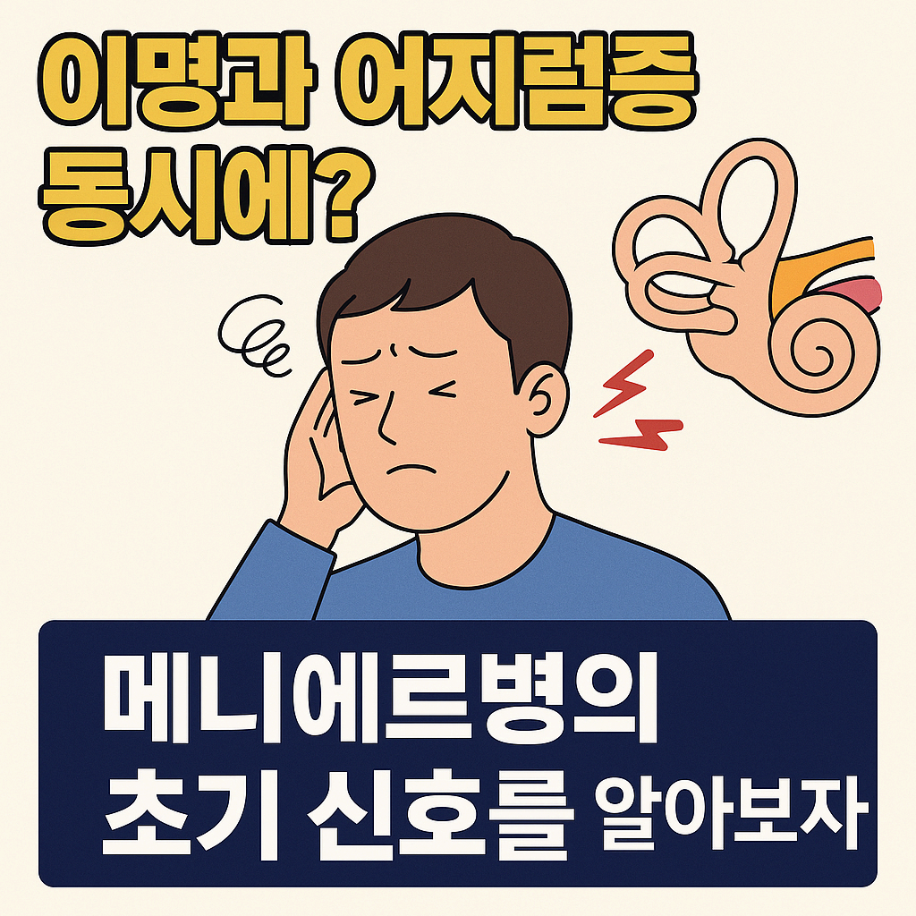 이명과 어지럼증이 동시에?