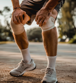 무릎에 물찼을때4