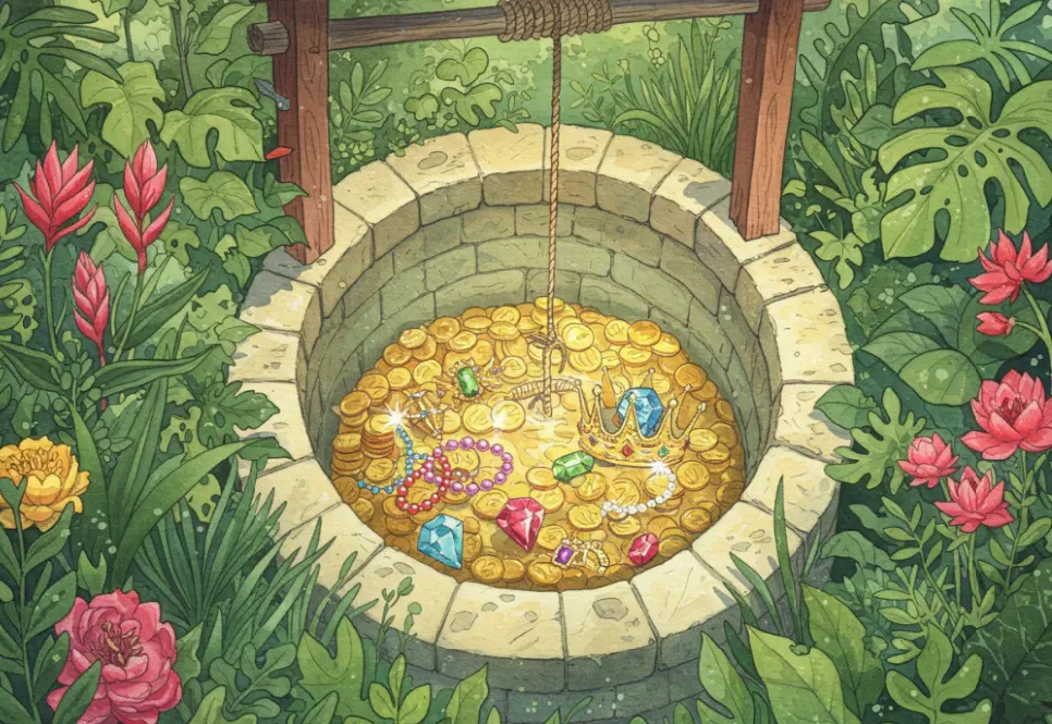 우물에서 맑은 물을 길어 올리는 꿈