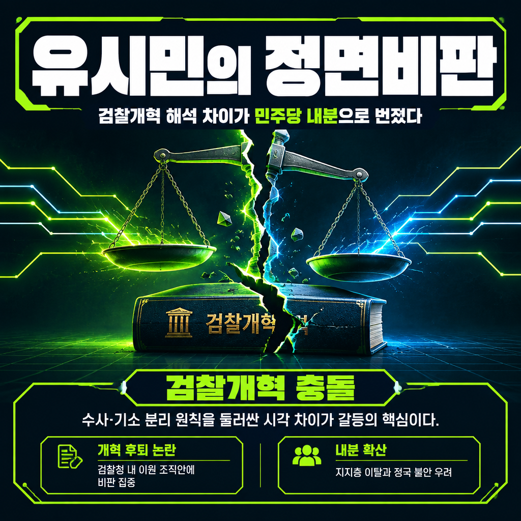 유시민의 정면비판