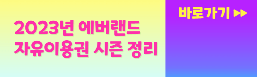 에버랜드 자유이용권 할인