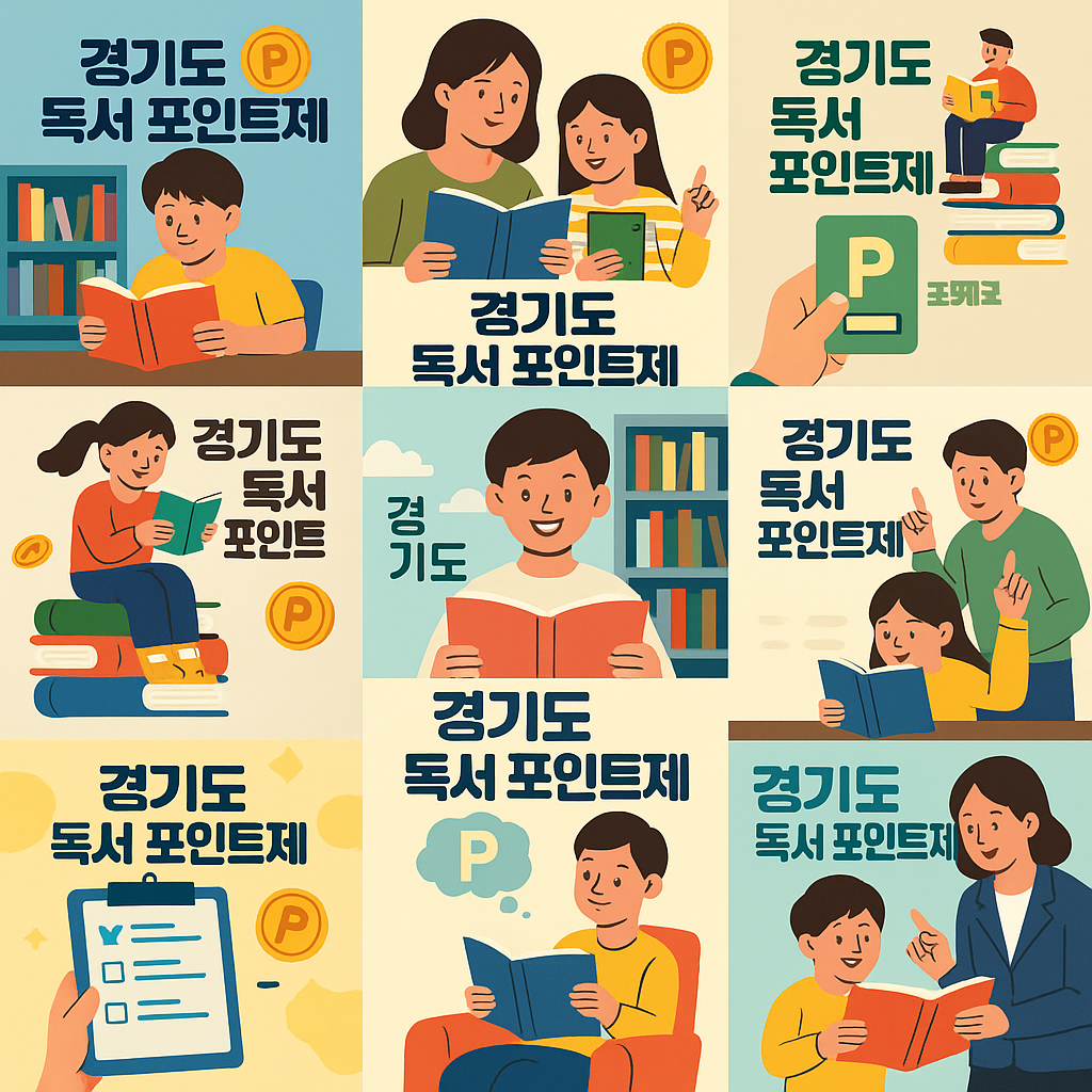 경기도 독서 포인트제 사진