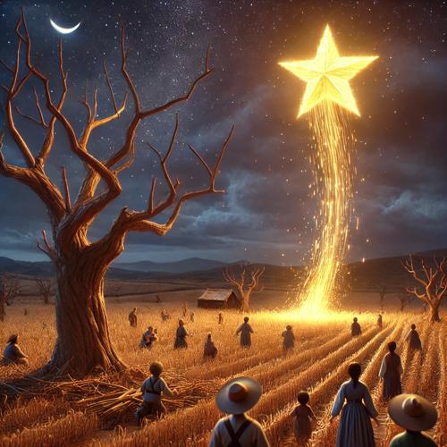 하늘에서 떨어진 빛나는 별