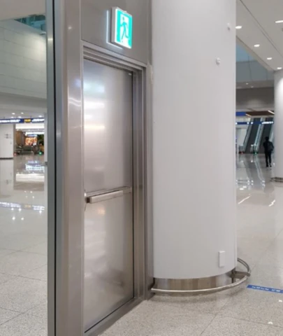 분리형(고정형) 방화셔터(출처 - 네이버 블로그 tallname)