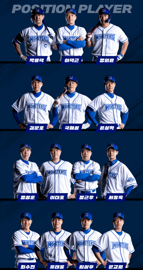 최강몬스터즈 라인업