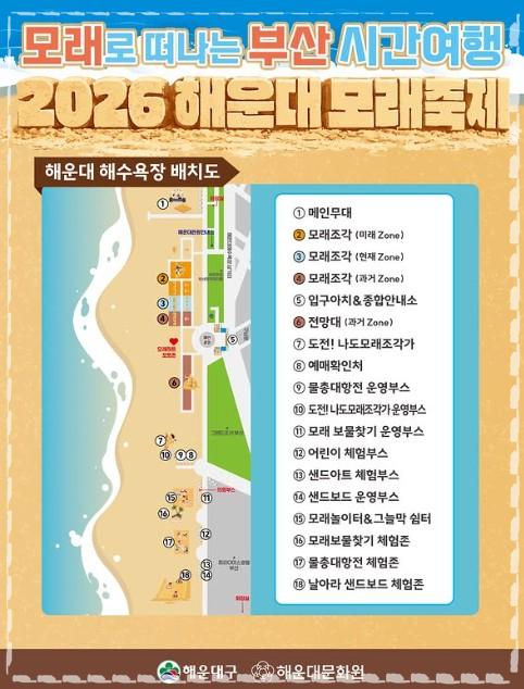 2026 해운대 모래축제 완벽 가이드: 주차 꿀팁부터 야간 점등 시간까지!