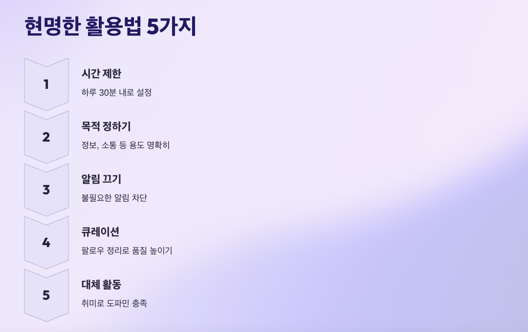 현명한 활용법 5가지