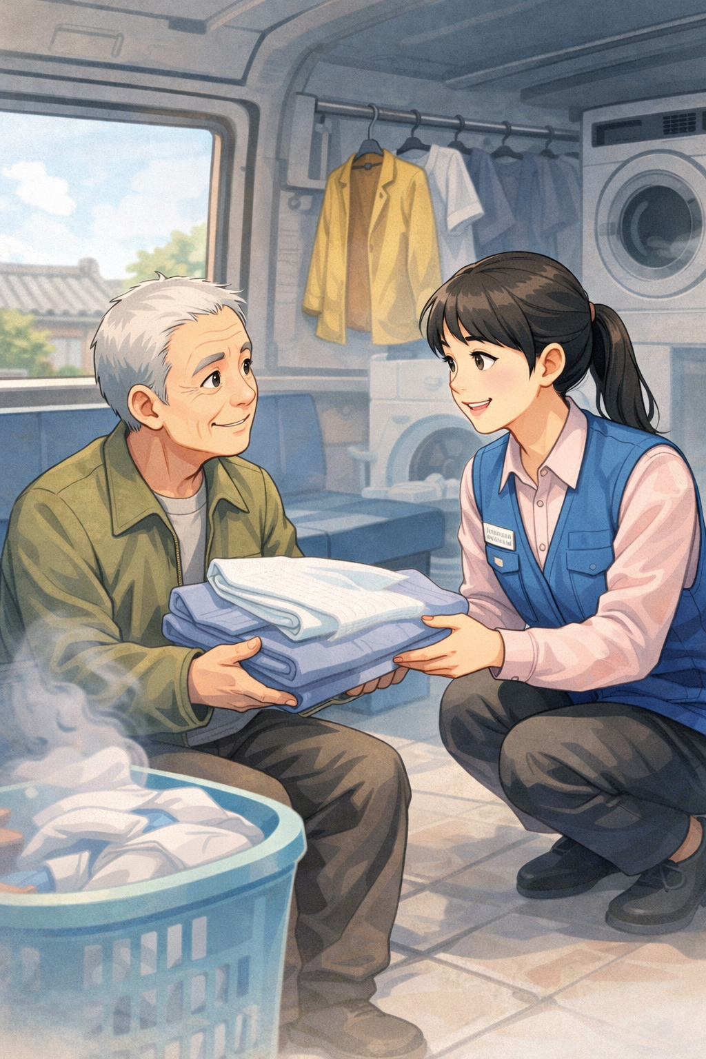 취약계층 무료세탁·목욕 지원 서비스 안내