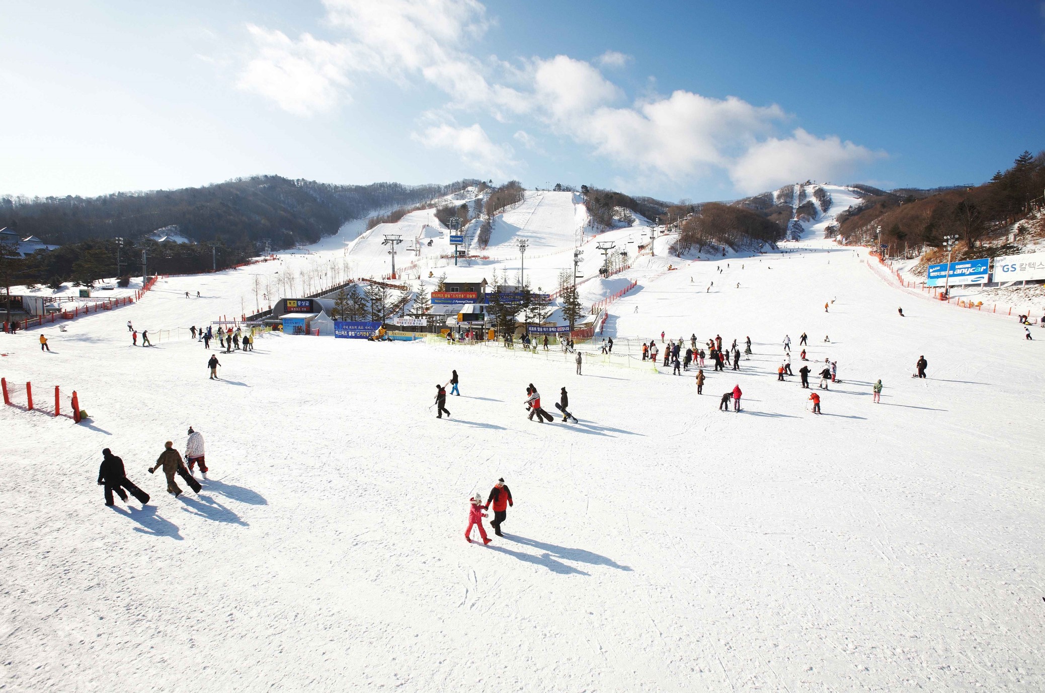 휘닉스파크-스키장-전경
